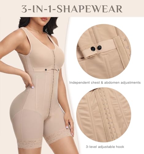M MYODRESS Fajas Colombianas Moldeadoras Shapewear Tummy Control Post Surgery Compression Garment Postpartum Full Body Shaper2