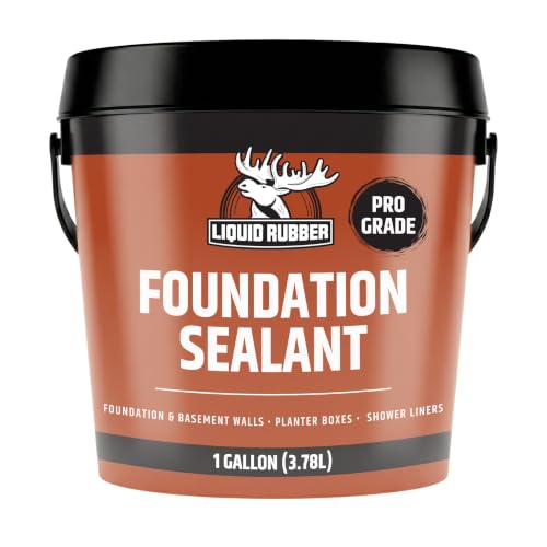 Liquid Rubber Basement and Foundation Repair Sealant - Water...