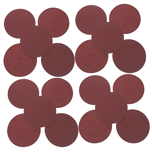 Cabilock 60pcs Sanding Discs Sandpaper Assortment with Grits for Woodworking Finishing and Furniture Polishing