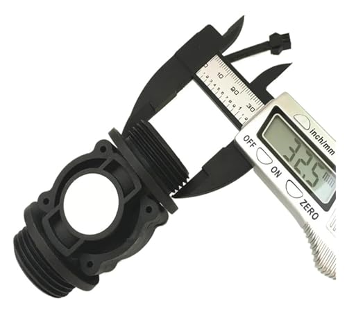 Sensor de flujo agua G1 DN25 contador de litros efecto Hall para riego y tuberías 4