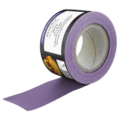 Dura-Gold 800 Grit PSA Purple Film Ceramic Longboard Sandpaper 20 Yard Roll