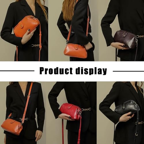 Vintage Doctor Bag Purse for Women – Handmade Leather Shoulder Bag, Retro Crossbody, Small Barrel Travel Handbag2