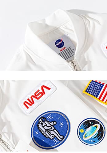 Froibhatg Casual Jackets, Men Biker Bomber Jacket, Nasa Ma-1 Military Flight Jacket Light Air Force Coat #TOP3