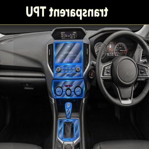Film de protection pour console de Subaru Forester protégeant des rayures de clés - 2