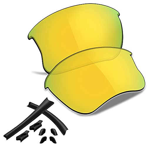 Image of Polarized Replacement Lenses & Rubber Kits for Oakley Flak Jacket XLJ OO9009 Sunglass