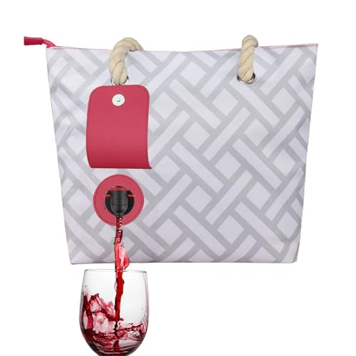 Sac à main en tissu Oxford avec robinet et distributeur de boisson robuste 33 x 32 cm