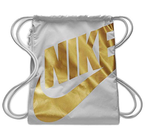 Nike Heritage Metallic Sac de Gym Virage Mixte Adulte, Multicolore (Vast Gris/Dorado), 45 Centimeters