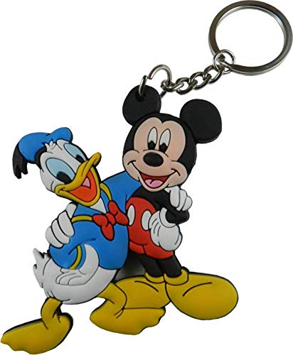 TechproBest Qulity Double Sided Soft Rubber Key Chain/Key Ring