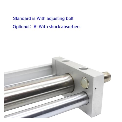 Vérin pneumatique RMT15X200S haute précision à accouplement robuste - 4