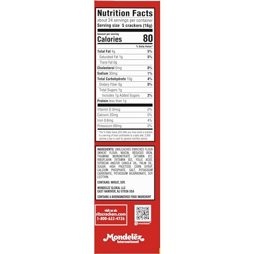 Image of RITZ Hint of Salt Crackers, Snacks for Kids and Adults, Bulk Lunch Snacks, 12-13.7 oz Boxes