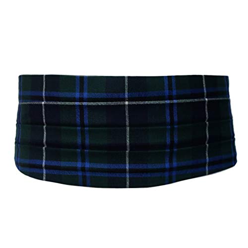 Ingles Buchan Mens Adjustable Scottish Tartan Cummerbund Douglas