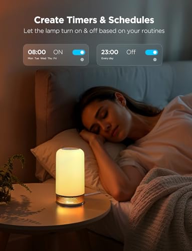 Image of Govee RGBIC Smart Table Lamp 2, Touch Bedside Small Table Lamp (Corded) (Pack of 2)