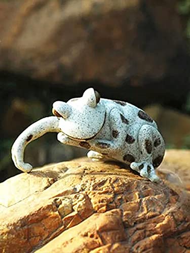 Simulation animale grenouille décorative pour cour et muret extérieur - 6