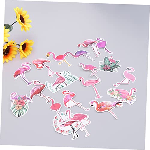 DIKACA 57 peças/pacote/Havaí PVC flamingo meninas adolescentes adesivos notebook água para supriment