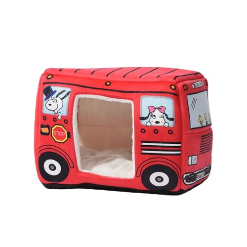 Lopres 車、バス、犬小屋、折りたたみ犬小屋、キャットハウス、四季通用、猫寝マット、小型犬小屋、取り外し可能、洗える、くっつかない、お風呂、ペットベッドハウス、ドーム型、お風呂型、ハウスベッド、犬小屋、ソファー型、犬猫ペットマット 冬ファッション あっ