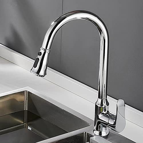 Grifo de cocina extraíble para acabar con las salpicaduras y limpiar ollas grandes 2