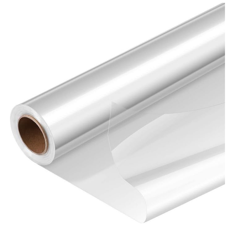 Britishpaper Clear Cellophane Wrap Roll, 80cm x 30m, for Hampers and Floristry, Roll for Packing and Florist Baskets 30 Microns (20)