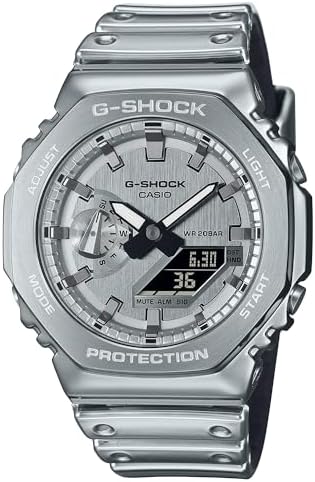 時計 G-SHOCK G-STEEL (GM-2100-1AJF) Relógio G-Shock Casio G-Steel Série Fine Metallic Analógico