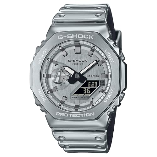 Montre G-Shock G-Steel GM2100YM-8A Casio antichoc en acier et silicone gris