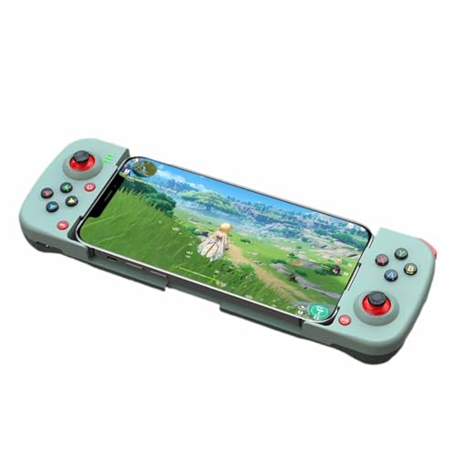 Esperienza di gioco versatile: questo controller è compatibile con più sistemi, quindi puoi giocare a un'ampia gamma di giochi sui tuoi telefoni o tablet da 5-11 pollici. Fornisce movimenti fluidi e controllo preciso per qualsiasi telefono tu abbia. (Nota: sul controller è possibile montare telefoni con larghezza inferiore a 173 mm.