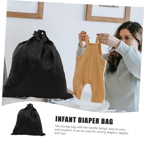 Bolsa para Pañales Reutilizable BESPORTBLE Negra miniatura 7