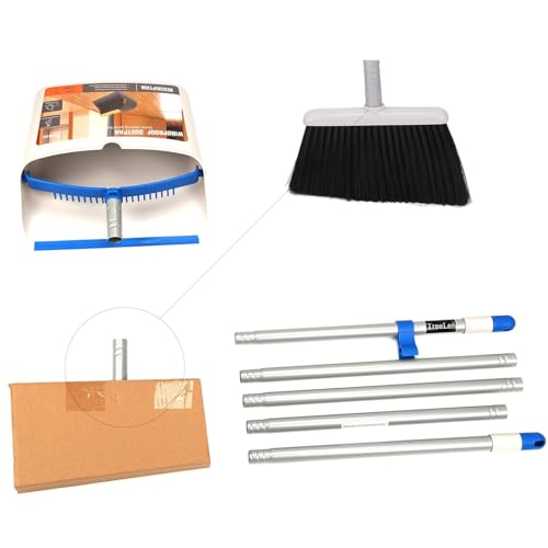 Miniatura 6 de Treelen Long Handle Broom And Dustpan Set,Upright Dust Pan Combo For Home, Kitchen, Room, Office, Lobby Floor Use Without Bending