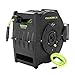 Flexzilla Levelwind Retractable Air Hose Reel, 3/8 in. x 75 ft, Heavy Duty, Lightweight, Hybrid, ZillaGreen - L8306FZ