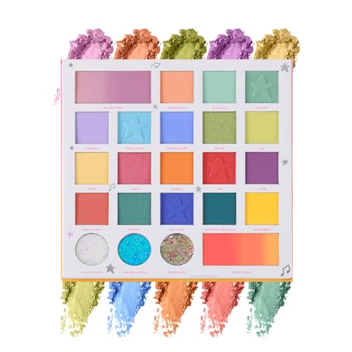 Profusion Cosmetics It's A Vibe Mainstage 23 Shade Eyeshadow Palette, Raise Your Makeup Style With Pigmented Eyeshadows, Vibrant Colors and Smooth Finish