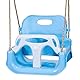 ZERRO Babyschaukel Kinderschaukel Outdoor und Indoor Verstellbar 50KG Ab 2 Jahren,Blau