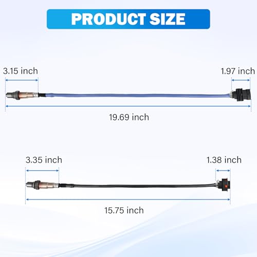 Sensor de Oxígeno 2PCS Compatible Chevy Cruze Sonic Trax 1.4L miniatura 5