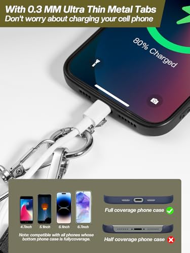 image for Tiostep Clip and Go Strap for Phone with Wallet Crossbody Phone Lanyar