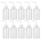 CHUIFAI 10 Stück Waschflasche 250 ml Squeeze Flasche, Spritzflasche Waschflasche mit Schlauch und Skalenetiketten, Kunststoff Quetschflasche Klein für Sukkulenten Bewässerung, Laborgebrauch