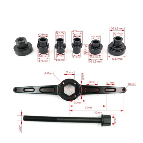 Kit extraction roulements moto pour bras oscillant et levier Suzuki - 2