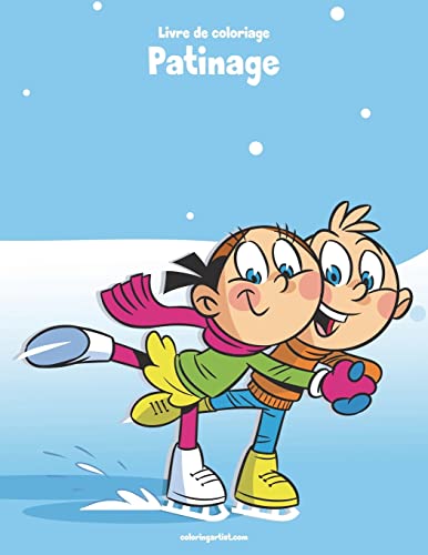 Livre de coloriage Patinage 1 (French Edition)