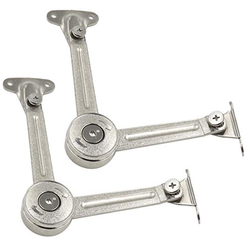 Rannb Lid Support Hinge Soft Close Support Drop Lids for Kitchen Cabinets Door