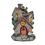 Photo Gallery jiuvaso miniatura di casa di natale con illuminazione a led, decorazione da tavolo, modello da tavolo per vetrina, festival, ufficio Photo Gallery jiuvaso miniatura di casa di natale con illuminazione a led, decorazione da tavolo, modello da tavolo per vetrina, festival, ufficio