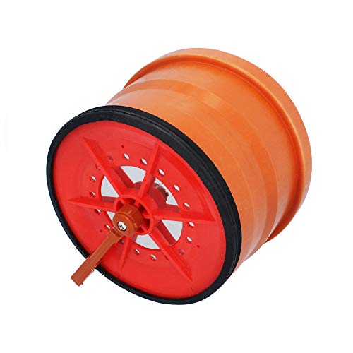 PEŠTAN Froschklappe Rückstauklappe Ø DN 160 mm Orange | Auslaufstück Für HT KG Dränage Rohr Kanal | Abfluss Abwasser PP Rohrklappe Abwasserrohr Kanalisationsrohre Endstück Rattenstop