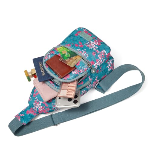 Image of Banelu Small Sling Backpack Crossbody Bags for Women Men, Sling Bag Cross Body Bag Fanny Packs Crossbody Purses