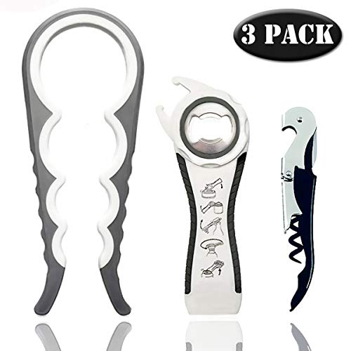 Can and Jar Opener, Ergonomic Bottle Opener for Seniors, Arthritis Sufferers and Woman