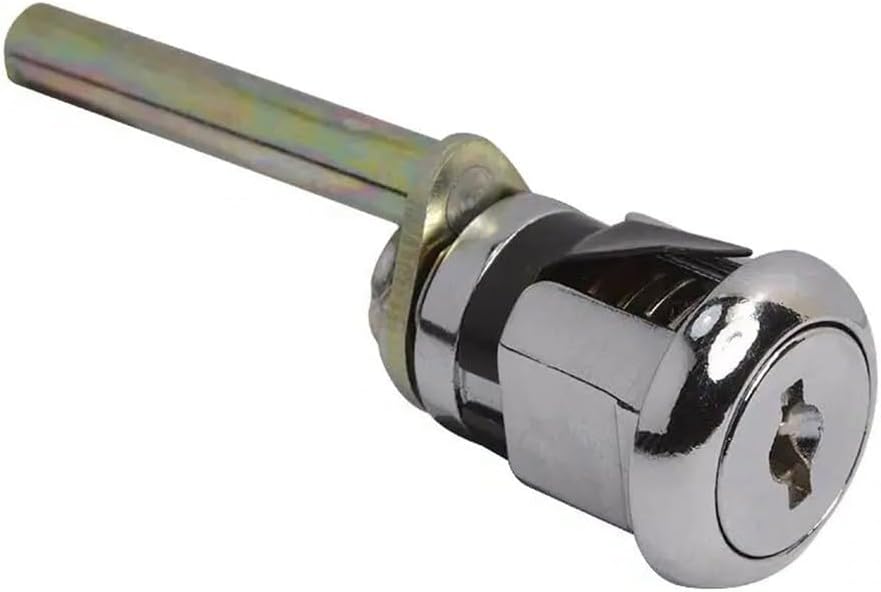 2 Pack Desk Drawer Lock With Keys, Zinc Alloy File Cabinet Triple Lock With Rod, For Cabinet Drawer File Storage Furniture(2 PACK long)