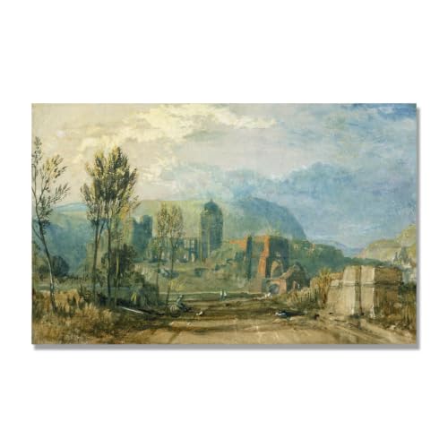 Turner Reproduction d'Art sur Toile 50x80cm de Peinture Romantisme Anglais