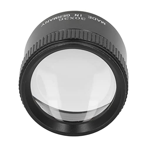 30X 30 x 36mm Optical Lens Magnifying Eye Loupe Jewelry Magnifier with Clear Imaging, Wide Application for Reading, Inspection, Jewelry Crafting, Stamp Appreciation, and More