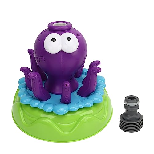 LDAUYZLING Aspersor de burbujas, juguete 2 en 1, rotativo para niños, burbuja automática para césped, patio trasero