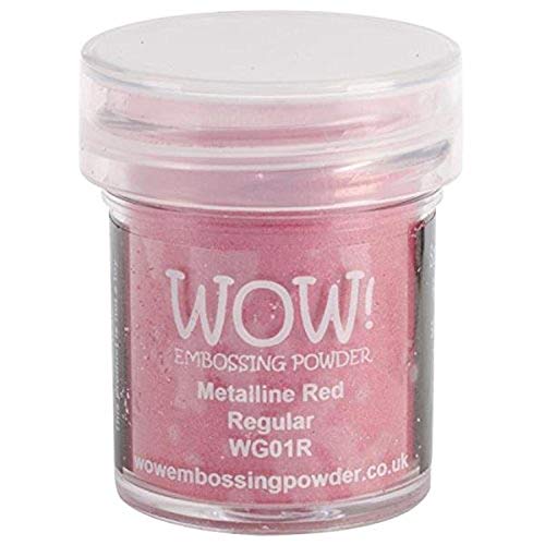 Wow - Polvere per goffratura, 15 ml, Colore: Rosso...