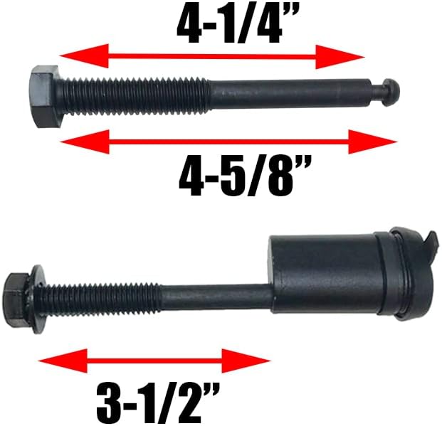Hollywood Racks Locking Threaded Hitch Pin Bolt with Security Cable Lock Black, 1/2-13 TPI
