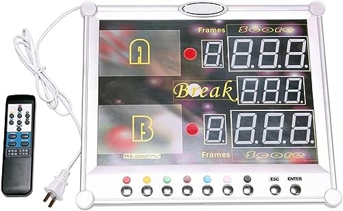Marcador digital multisport para interior con control remoto inalámbrico miniatura 1