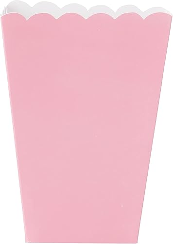 Miniatura 2 de Adorable caja pequeña de palomitas de maíz festoneadas, 5.25 x 3.75 pulgadas (5 piezas), ideal para cumpleaños, recuerdos de fiesta, celebraciones y