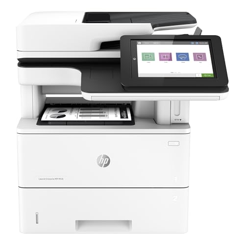 HP LaserJet Enterprise MFP M528f Monochrome All-in-One Printer with built-in Ethernet & 2-sided printing (1PV65A), White