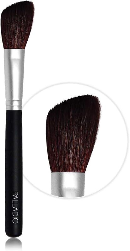 Palladio Pincel para Blush Chanfrado com Cerdas Sintéticas, 1 unidade