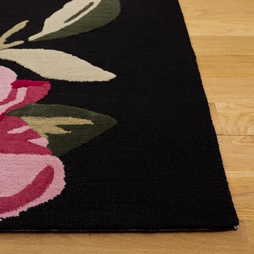 Tapete corredor de lana floral SAFAVIEH 68x244 cm miniatura 3